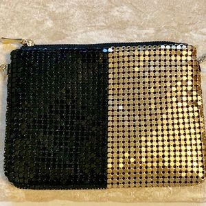 Black and Gold Beaded Bag
